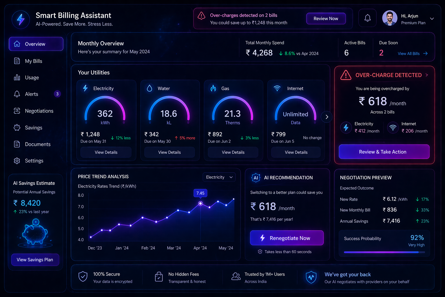 Bill Intelligence UI